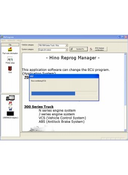 Hino Diagnostic eXplorer & Reprog Manager 3.0 with active keygen